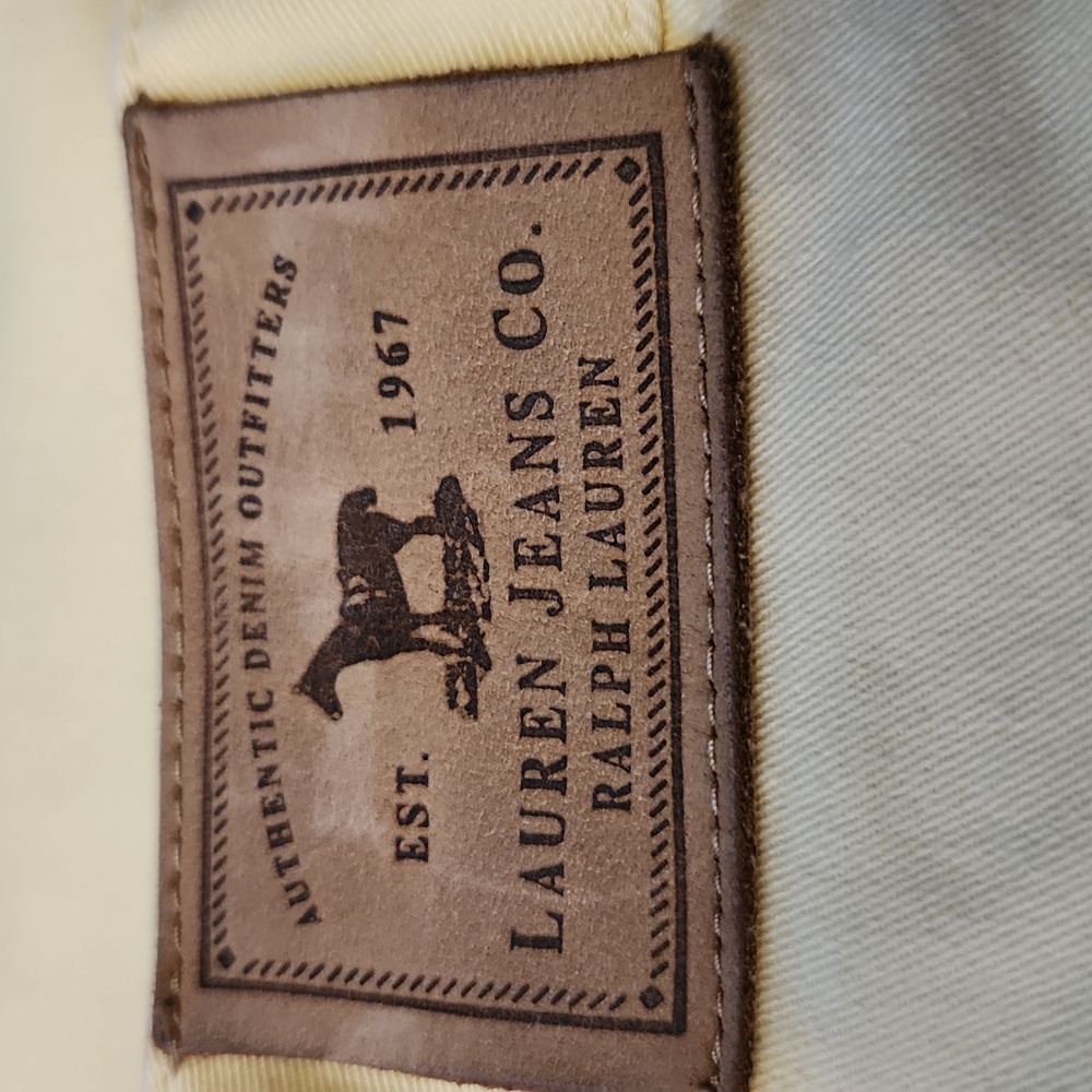 Lauren Jeans Co. Ralph Lauren Butter Yellow Pants See Measurements Spring Summer